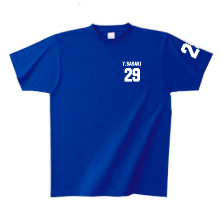 水彩アートプリント クルーネック 長袖 メンズ Tシャツ